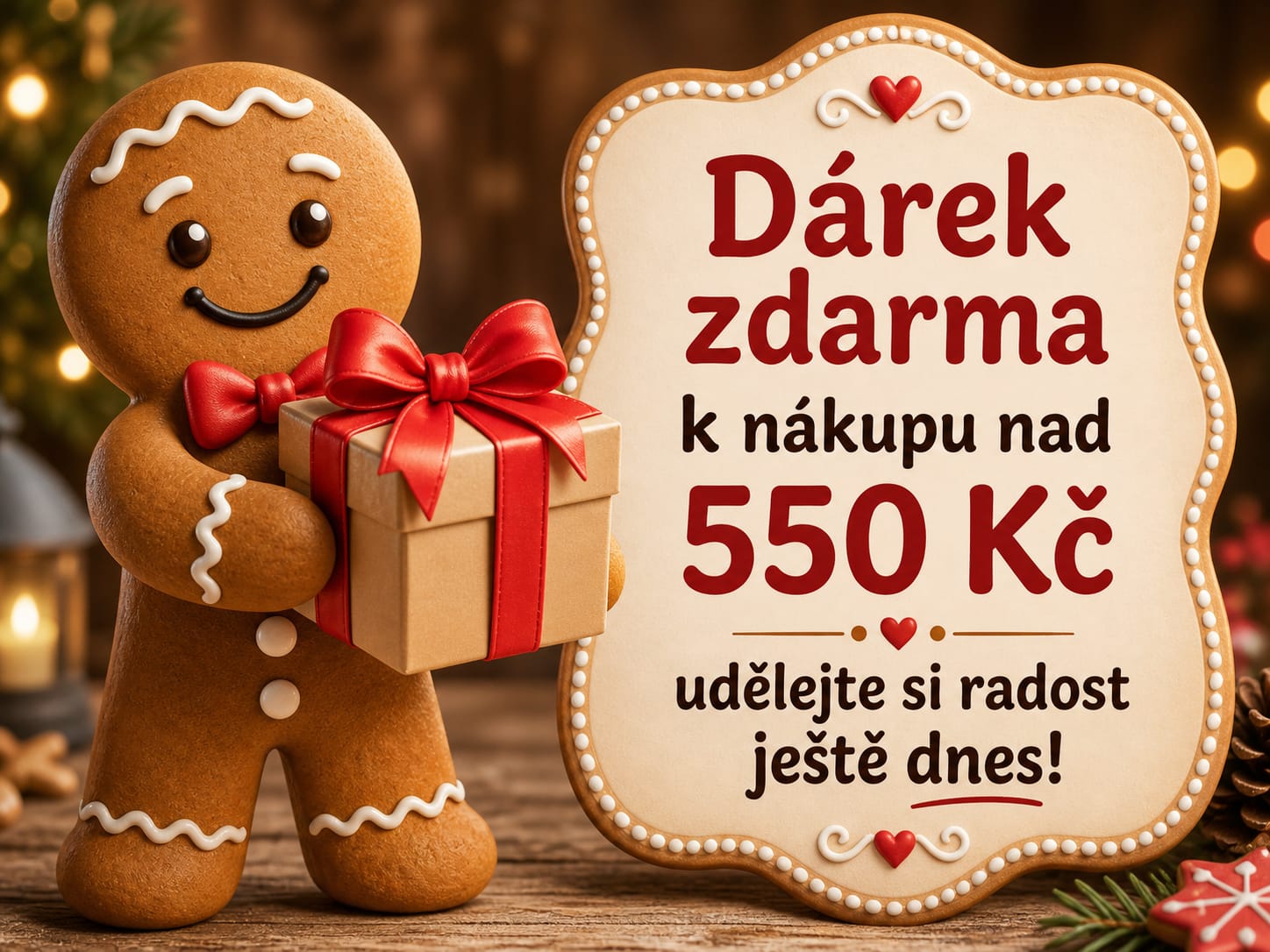Dárek za nákup výrobků